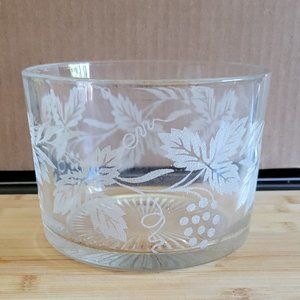 Vintage Bartlett Etched Ice Bucket